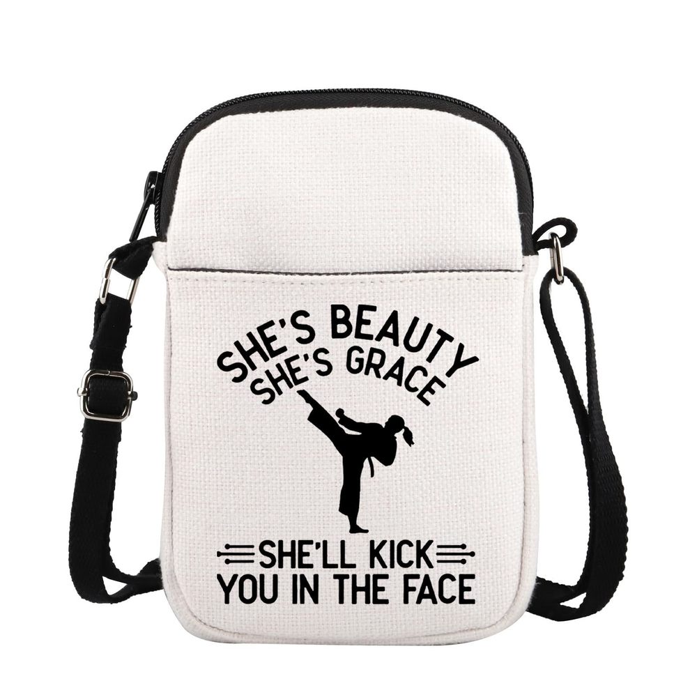 Karate Gift Taekwondo Zier Crossbody Bag Martial Arts Gift Jiu Jitsu Lover B)